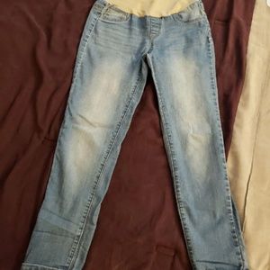 Maternity Jeans size 2 with full belly panel